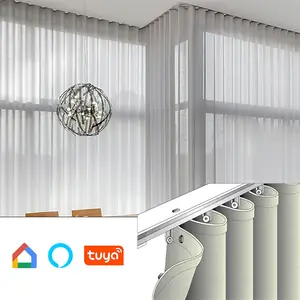 Automatic Ripple Fold Curtain Track Best Selling Super Smooth Modern S Wave Curtain Trietex Track