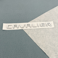 Autocollant de logo de voiture ABS CAVALIER, emblème de pare-chocs arrière, accessoires de style pour coffre de voiture