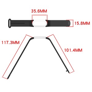 BEEFLYPOWER Correa de Repuesto Deportiva Ajustable de Silicona Suave de Una Pieza Resistente al Sudor para Reloj Google <span class=keywords><strong>Fitbit</strong></span> Air - Product Image 3