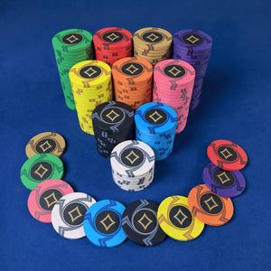 Schöne Glänzende EPT Keramik-Chips Ohne Nennwert Ohne Festgelegter Wert Kein Bargeldwert Hochglanz-Finish Großhandel Geschenkzubehör - Product Image 1