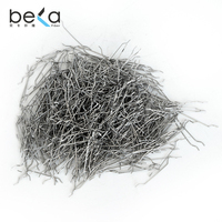 BEKA - Fibra de Acero Suelta con Extremos Curvados, Resistente al Fuego, para Grietas en Pisos de Concreto, Materiales de Construcción Modernos y Duraderos de Acero al Carbono