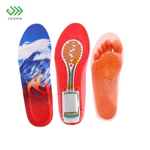 JOGHN Keep Warm Ultralight Heated Insoles With Remote Usb Rechargeable Electric Heated Show Shoe Insole Smart Warm Heated Insole