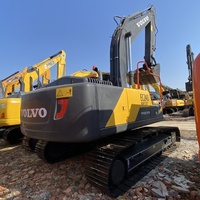 Excavatrice sur chenilles Volvo EC240 d'occasion, moteur d'origine, système hydraulique fiable, pelle de taille moyenne pour travaux de terrassement et construction en carrière