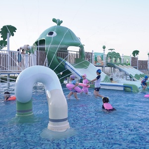 Solución Integral para Parques Acuáticos Comerciales para Niños |   Conjunto de Equipos Personalizados para Toboganes de Agua y Piscinas de Chapoteo con Diseño de Dibujos Animados - Product Image 1