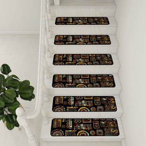 Custom On-Demand Non-Slip Anti-Skid Polyester <b>Carpet</b> Home Office Washable Tufted Technique <b>Stairs</b> <b>Treads</b> Print China - Product Image 4