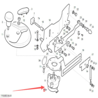 Nouvel encodeur d'angle de direction pour chariot élévateur Linde 1153605136 pour les séries 115, 116, 1275, 1276 (R14, R16, E20, E30) de 1 à 18 tonnes