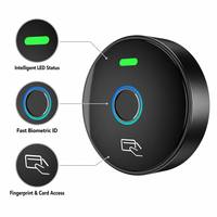 Perangkat Kontrol Akses Pembaca Kartu RFID IC Bundar, Pembaca Kartu Pintar Nirkabel TTLOCK APP untuk Kantor Apartemen Pintar