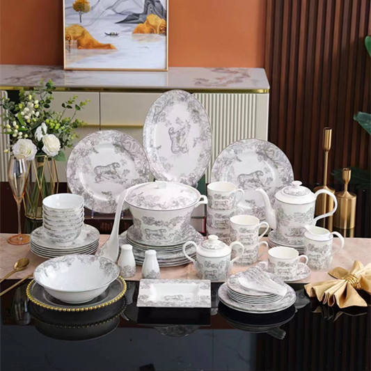 Gris 58-pcs ensemble