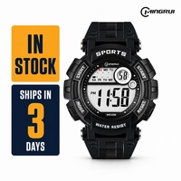 Montres Mingrui pour hommes, multifonctions, résistantes à l'eau jusqu'à 30 mètres, montres de sport étanches, montres numériques électroniques