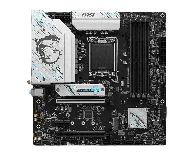 Brand New B760M GAMING PLUS WIFI DDR4 Gaming Motherboard 128GB, LGA1700, MATX Desktop Motherboard