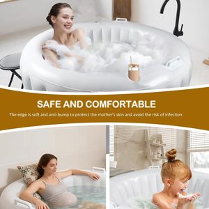 Piscina de Parto Inflable para Partos en Casa, Drenaje Rápido, Material de PVC para Futuras Mamás y Niños - Product Image 6