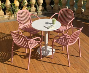 Modern Outdoor <b>Table</b> <b>Plastic</b> Square Design Durable <b>Garden</b> Patio Furniture USA DDP Price - Product Image 3