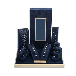 1 Top Customization Metal Edges Microfiber Jewelry Tray Jewelry Display Jewelry Display Stand