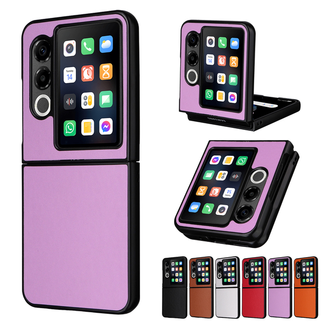 Slim Lambskin Pattern PU Leather Case Shell Protective Back Cover Leather Phone Case for ZTE Nubia Flip2
