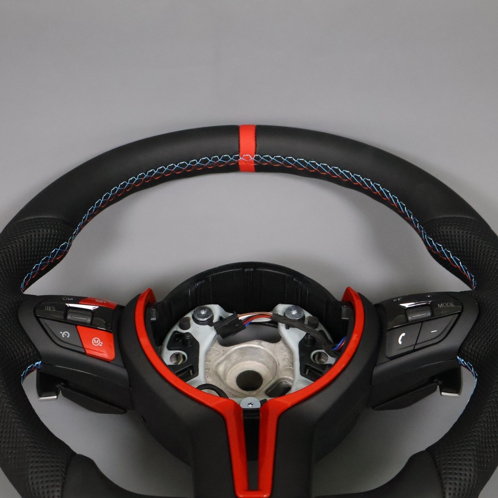 Blue Comfortable Steering Wheel (BMW Fitment), photo 5