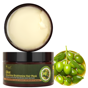 Mascarilla Capilar Reparadora e Hidratante con Aceite de Oliva 500ml, Mascarilla Capilar Herbal Natural que Mejora Eficazmente el Cabello Seco, Dejándolo Suave - Product Image 6