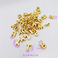 100 pièces/lot Perles en résine couleur macaron, lettres initiales, trou plat, perles lâches, 26 lettres anglaises, accessoires de bijoux DIY pour pendentifs