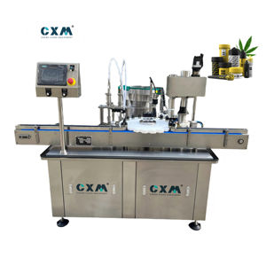 Máquina Automática PLC Eléctrica para Llenado de Botellas y Frascos de Líquidos de 10-120 ml, para Botellas de Plástico/Vidrio, Aceite, Bebidas, Productos Químicos e Industrias - Product Image 1