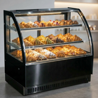 Vitrine Réfrigérée Commerciale Électrique à Haute Efficacité et Silencieuse pour Desserts, Idéale pour Cafés et Magasins – Promotion Exceptionnelle