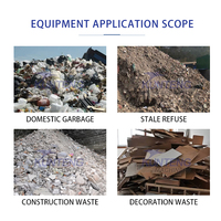Grande table de tri manuelle machine de séparation des déchets plastiques usine municipale de recyclage des déchets solides
