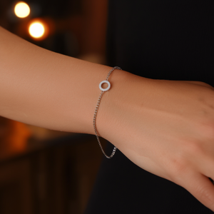 สร้อยข้อมือแบบโซ่เส้นเล็ก YE200-S120-14244S - Product Image 3
