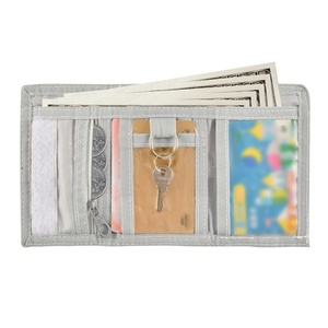 <b>Small</b> Custom Logo Nylon Foldable Girls Coin <b>Purse</b> Short Card Holder Kids Wallet With Rope - Product Image 4