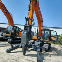 Cisaille hydraulique multi-angle LS pour démolition et déchiquetage de voitures, pince à olécrâne super puissante pour excavatrice de 6 à 10 tonnes