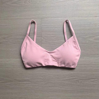 Soutien-gorge de sport sans couture personnalisé pour la vente en gros, respirant, séchage rapide, doux et confortable pour la course, le Pilates et la gym