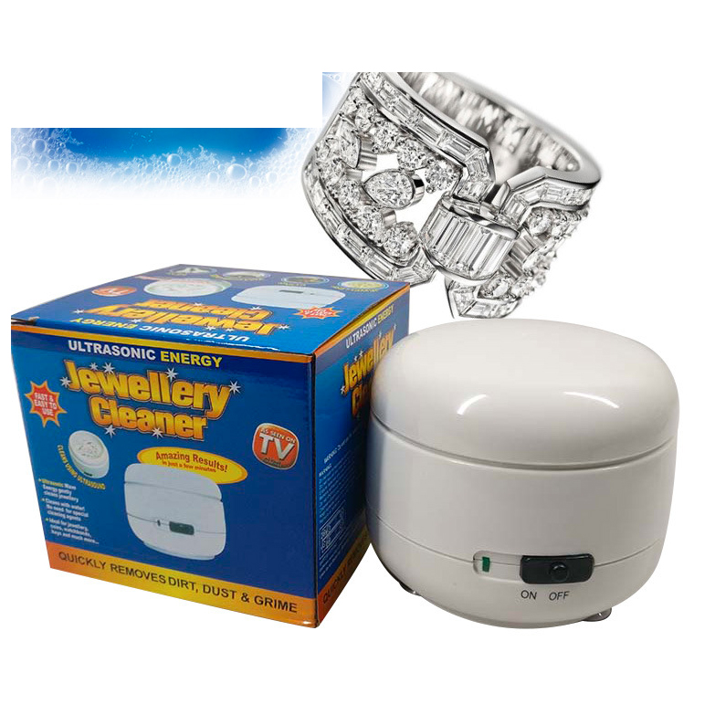 Мини-ультразвуковой очиститель для ювелирных изделий, портативная ультразвуковая стиральная машина для ювелирных изделий, беспроводной Ультразвуковой очиститель для зубных протезов