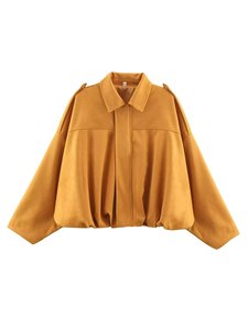 <span class=keywords><strong>Trench</strong></span> Chic Invernale da <span class=keywords><strong>Donna</strong></span>, Giacca a Vento Corta Elegante e Aderente con Cerniera, Maniche Lunghe e Revers - Product Image 5