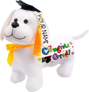 2022 New Creative Graduation Autograph Stuffed Animals Autograph Dogs Gifts for Kids