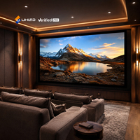 Pantalla LED COB UHLED P1.86 para Interiores, Micro LED, Relación de Contraste 20000:1, Certificación ETL, para Cine en Casa de Lujo