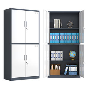 Hospital Price Modern Standard Adjustable Shelves Furniture Metal Steel <b>Storage</b> Swing Office <b>Filing</b> Cabinets 4-floor - Product Image 2