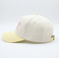 Gorra de Béisbol Deportiva Unisex de Diseño Personalizado OEM, de Algodón, Dos Tonos, 5 Paneles, con Cierre a Presión, para Bodas, Fiestas Nupciales, Venta al Por Mayor de Fábrica