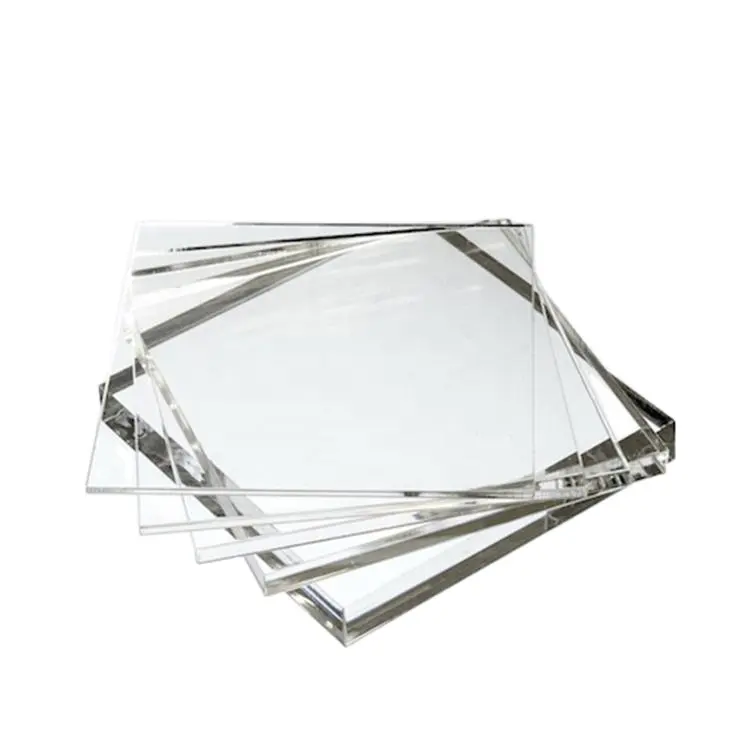 Shuohang claro acrílico placa folhas plástico painéis plástico 3mm claro opala plexi vidro placa