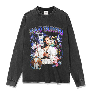 Camiseta Extra Grande <span class=keywords><strong>de</strong></span> Alta Calidad, Talla Estadounidense, 250 g/m², 100 % Algodón, Estilo Vintage / Más Diseños / Más Colores / Se Admite Diseño Personalizado - Product Image 3