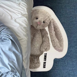 Dessin animé ours en peluche et lapins impression <span class=keywords><strong>tapis</strong></span> et <span class=keywords><strong>tapis</strong></span> doux pour chambre d'enfants - Product Image 2