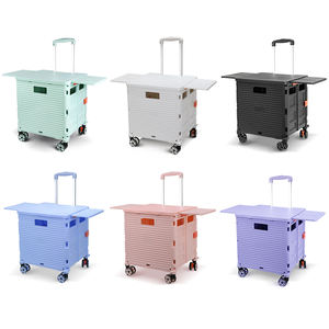 BAOYU <span class=keywords><strong>Chariot</strong></span> à 4 roues à double rangée avec <span class=keywords><strong>chariot</strong></span> à roues De <span class=keywords><strong>Course</strong></span> <span class=keywords><strong>Chariot</strong></span> de marché - Product Image 2