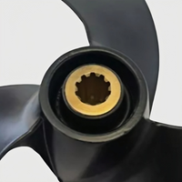 Hélice neuve en aluminium à 3 pales pour hovercraft et remorqueur, modèle Suzuki 15HP 9-1/4X11 58100-93743-019 par Propeller Maker