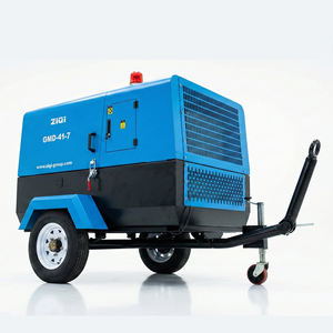 זיצ 'י בורג דיזל מדחס אוויר cfm 185 מדחס אוויר cfm סולר נייד כרייה מדחס מנוע דיזל 185cfm שקע - Product Image 3