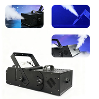Mesin Asap Pesta Multicolor Portabel 2000W DMX512/Remote Nirkabel, Jarak Semprot 10m, Sudut Dapat Diatur, Laris Terjual