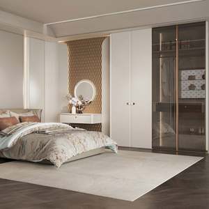 Armario Vestidor Moderno para Dormitorio con Isla, Muebles Ajustables, Plegables, Extensibles, de Madera MDF Ecológica para Villas, Casas y Hoteles - Product Image 2