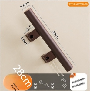 ราวจับในห้องน้ำสำหรับผู้สูงอายุที่พิการทำจากสเตนเลสสตีลเคลือบด้านข้างตัว V - Product Image 2