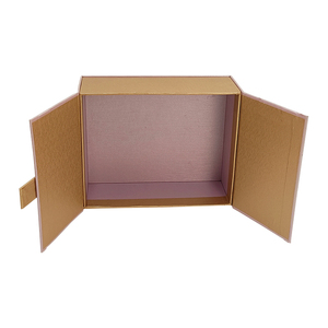 Caja de almacenamiento elevable de cartón rígido con cierre magnético y logotipo personalizado, para regalos y joyería, con doble puerta. - Product Image 4
