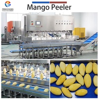 Industriële mango schil- en snijmachine met 304 roestvrij staal voor fruit- en groenteverwerkingslijn