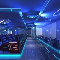 Ensemble de table de jeu PC de haute qualité au design moderne pour les hôtels et les stades de sport électronique, station de jeu