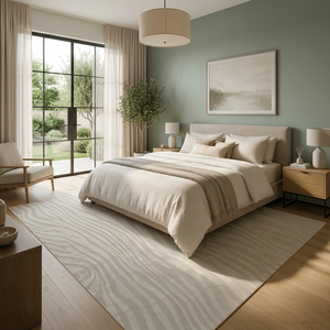 Alfombra de Lana/Seda de Pelo Corto Hecha a Mano, Estética y de Excelente Precio, para Dormitorio, Sala de Estar, Hogar, Oración, Decoración Navideña - Product Image 3