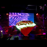 Cabina de DJ pantalla Led pantalla personalizada cubo mágico forma a todo color P2.5 P3 P4 P5 paredes de vídeo interior centro comercial SDK 5 años