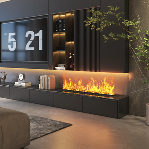 Chimenea Eléctrica Decorativa con Vapor de Agua Atomizado 3D, Simulación de Llama, para Mueble de TV - Product Image 3
