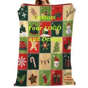 Bulk Wholesale Promotion Gift Outdoor Portable Sand Free Customizable Fleece <b>Blanket</b> - Product Image 1